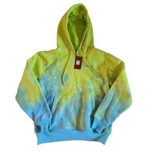 Gradient Green and Blue Hoodie